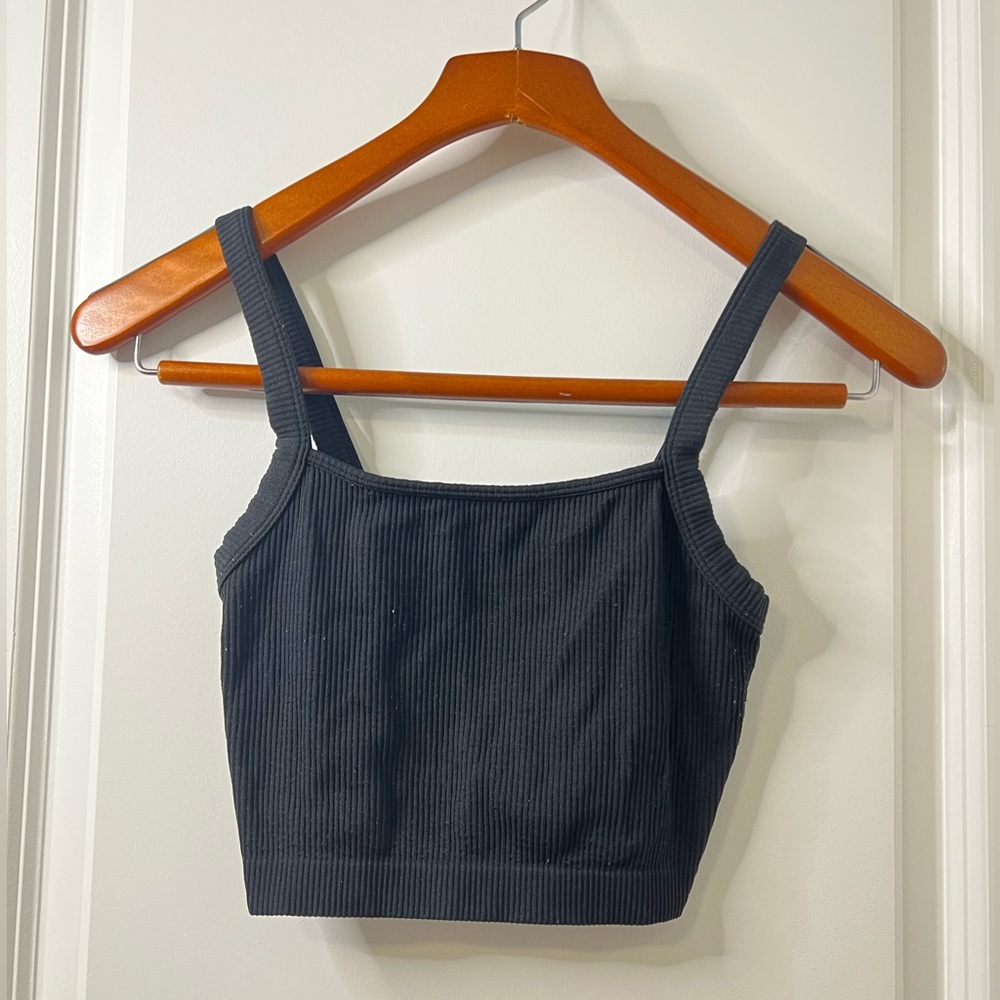 Summer Black Crop Top